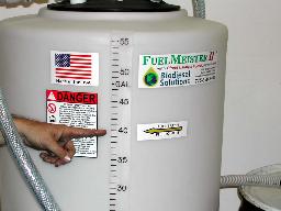 Fill reaction tank with 40 gallons of vegetable oil. - Contact us in Helena, Montana, to learn how our biodiesel production techniques and biodiesel processors can increase your fuel efficiency.